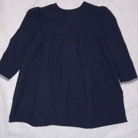 5 for $10 Rare Editions Navy & Yellow Floral 2 Button Top Coat size 2T - Picture 2 of 7